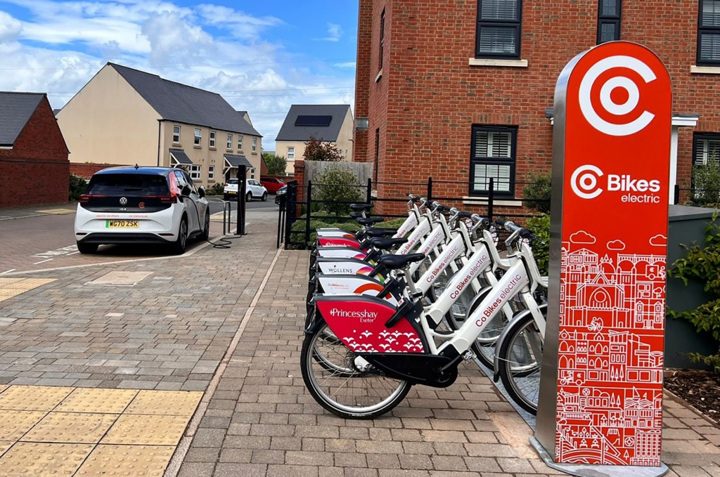 New Exeter mobility hub given award for adding transport options Move